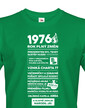 Pánské tričko narozeninové noviny 1976