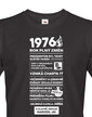 Pánské tričko narozeninové noviny 1976