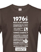 Pánské tričko narozeninové noviny 1976