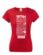 Dámske tričko narodeninové noviny 1976