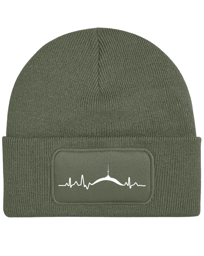 Unisex čiapka s obdélníkovou nášivkou EKG Praděd