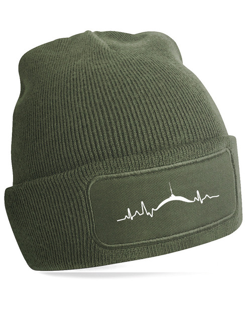 Unisex čiapka s obdélníkovou nášivkou EKG Praděd