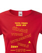 Dámské tričko k narozeninám Toto triko nosí jen....