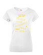 Dámské tričko k narozeninám Toto triko nosí jen....