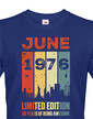 Pánské narodeninové tričko Limited edition