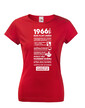 Dámske tričko narodeninové noviny 1966