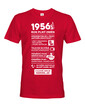 Pánské tričko narozeninové noviny 1956
