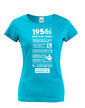 Dámske tričko narodeninové noviny 1956