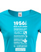Dámske tričko narodeninové noviny 1956