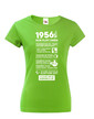 Dámske tričko narodeninové noviny 1956