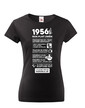 Dámske tričko narodeninové noviny 1956