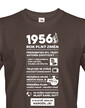 Pánské tričko narozeninové noviny 1956