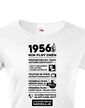 Dámske tričko narodeninové noviny 1956
