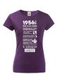 Dámske tričko narodeninové noviny 1956