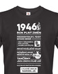 Pánské tričko narozeninové noviny 1946