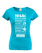 Dámske tričko narodeninové noviny 1946