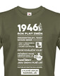 Pánské tričko narozeninové noviny 1946