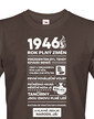 Pánské tričko narozeninové noviny 1946