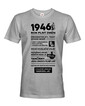 Pánské tričko narozeninové noviny 1946