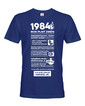 Pánské tričko narozeninové noviny 1984
