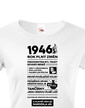 Dámske tričko narodeninové noviny 1946