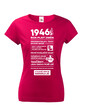 Dámske tričko narodeninové noviny 1946