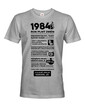 Pánské tričko narozeninové noviny 1984