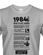 Pánské tričko narozeninové noviny 1984