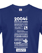 Pánské tričko narozeninové noviny 2004