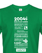 Pánské tričko narozeninové noviny 2004