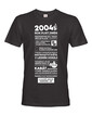 Pánské tričko narozeninové noviny 2004