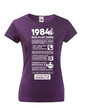 Dámske tričko narodeninové noviny 1984