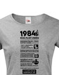 Dámske tričko narodeninové noviny 1984