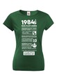 Dámske tričko narodeninové noviny 1984