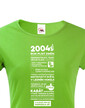 Dámske tričko narodeninové noviny 2004
