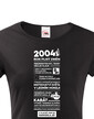 Dámske tričko narodeninové noviny 2004