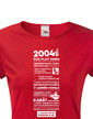 Dámske tričko narodeninové noviny 2004