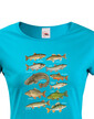 Dámske tričko s rybami