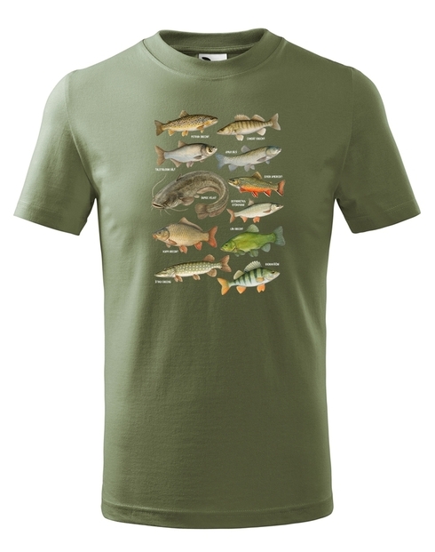 Detské tričko s rybami