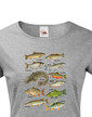 Dámske tričko s rybami