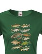 Dámske tričko s rybami