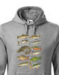 Pánská mikina s rybami