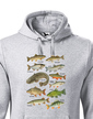 Pánská mikina s rybami