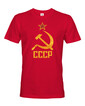 Pánske tričko so znakom CCCP