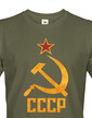 Pánske tričko so znakom CCCP