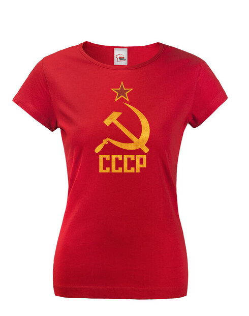 Pánske tričko so znakom CCCP