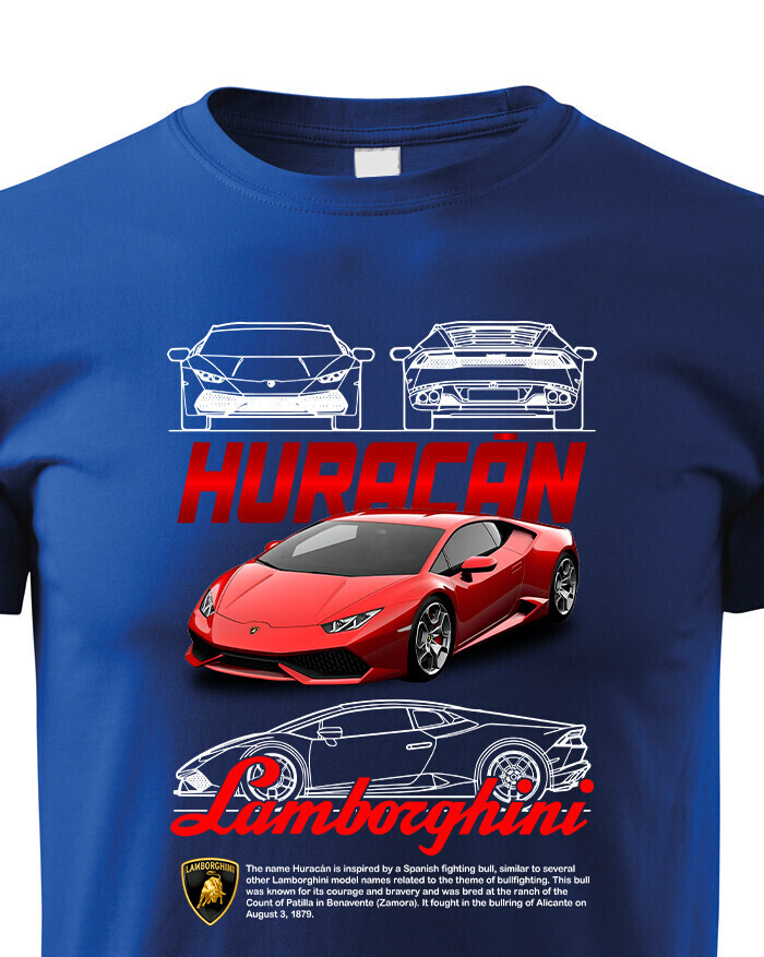 Detské tričko Lamborghini Huracan 2