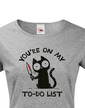 Dámské tričko To-do list