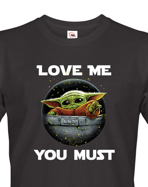 Pánské tričko Baby Yoda