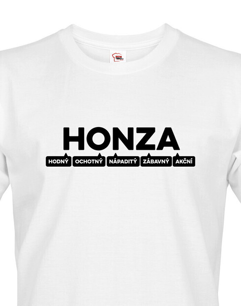 Pánské tričko k meninám Honza